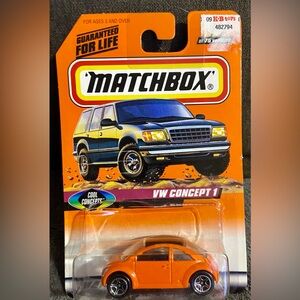 Matchbox VW Concept 1 Toy Car - Orange